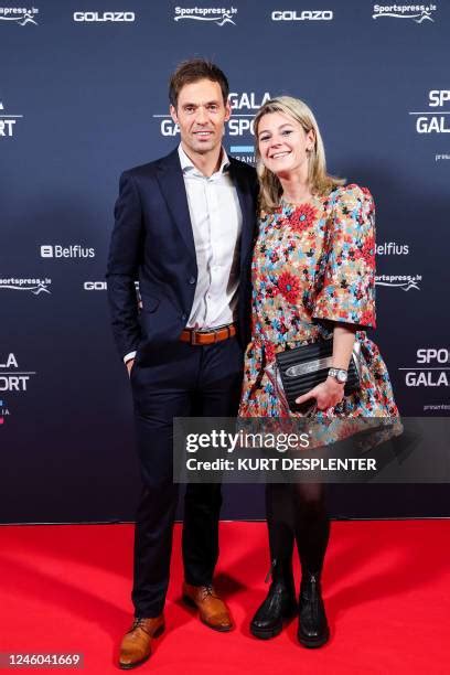 Belgian national coach Sven Vanthourenhout and Celine .